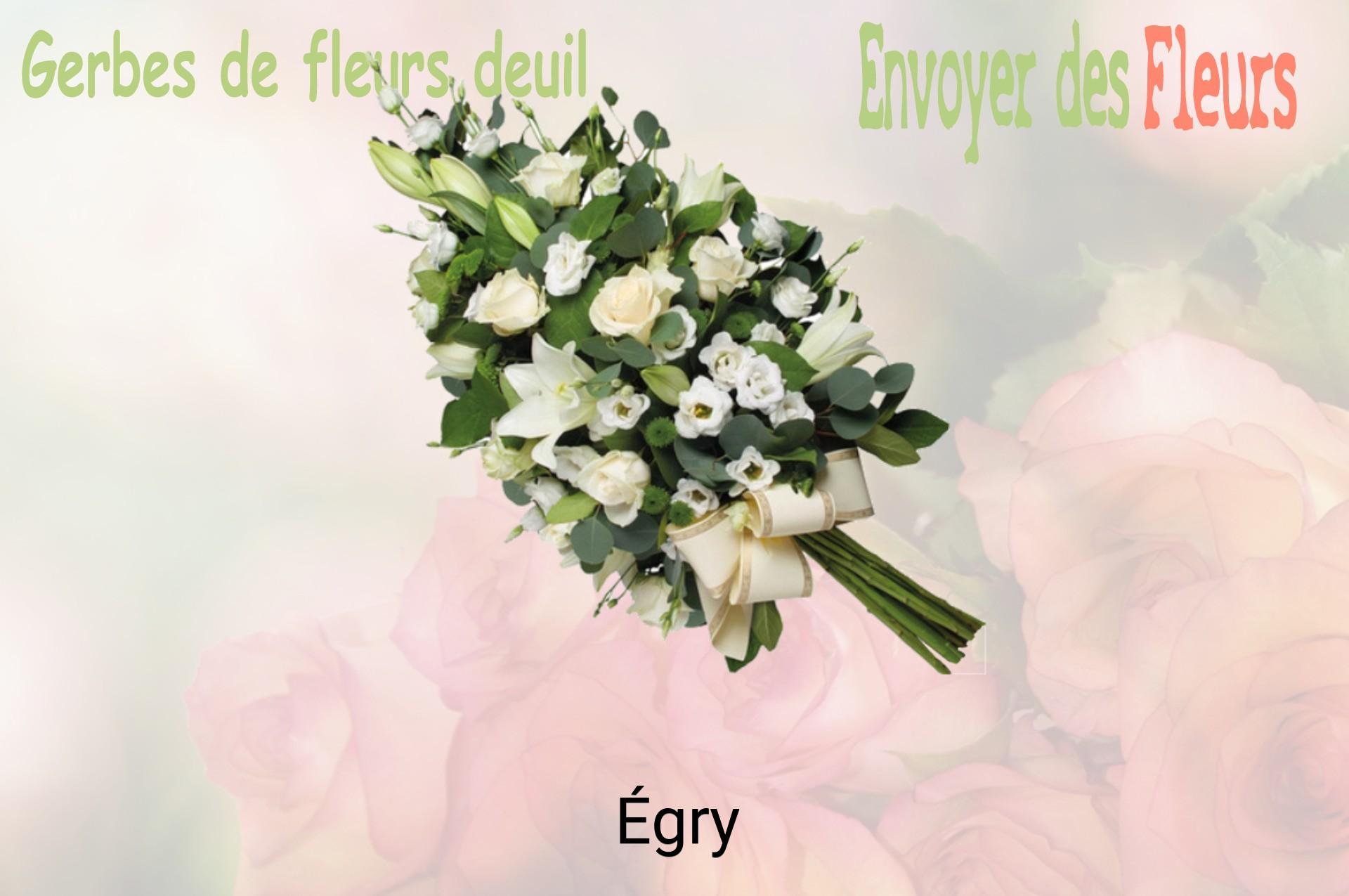 Gerbe de fleurs de deuil livrée à Égry